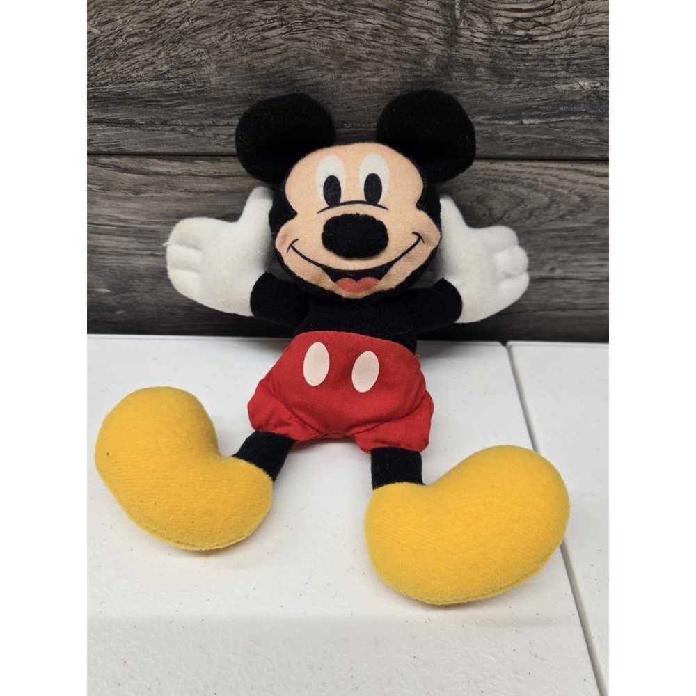 Vintage Applause Mickey Mouse Bean Bag Plush 8 Inch